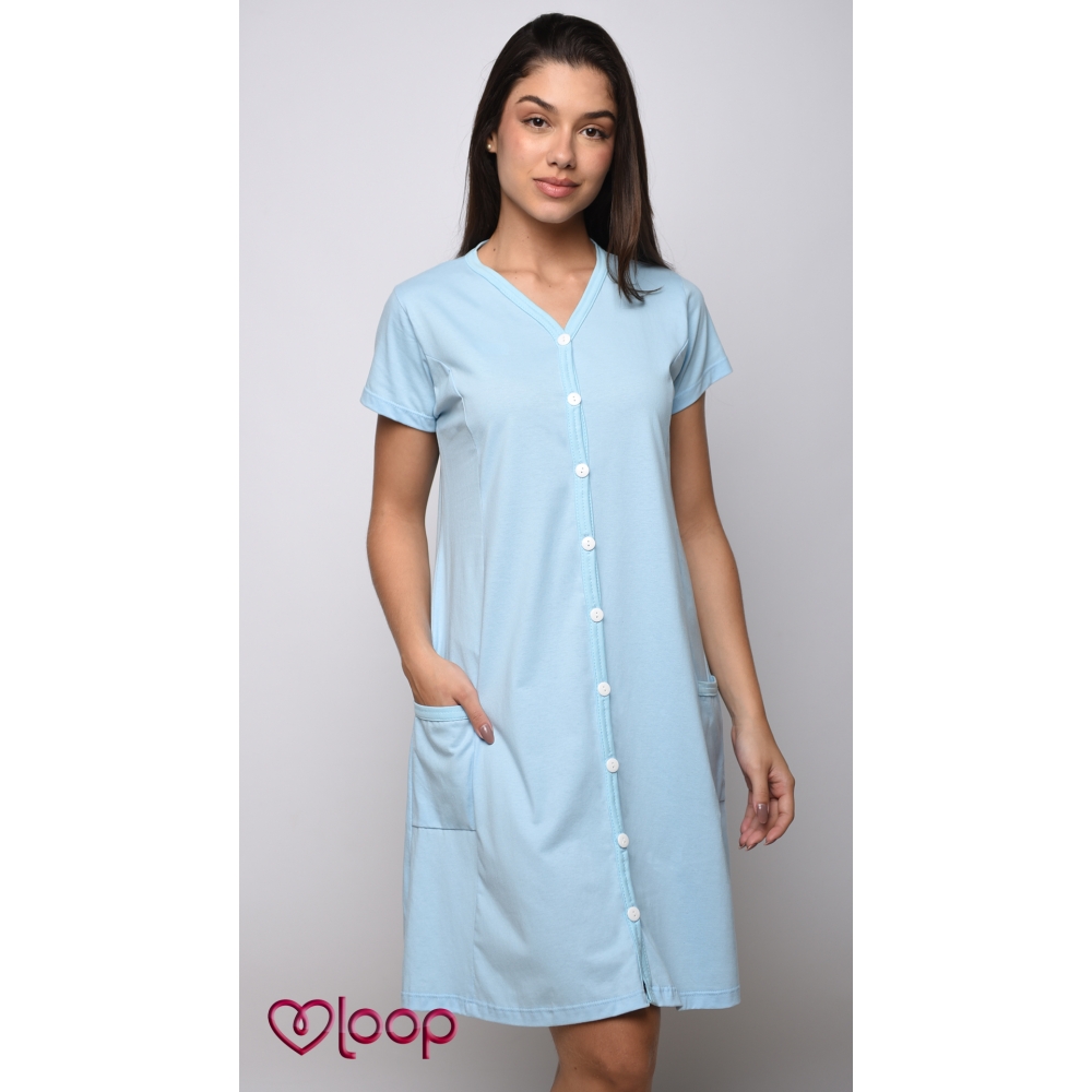 Camisola Meia Manga Aberta Com Bolso